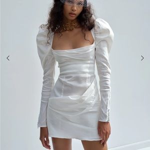 For Love And Lemons White Mini Dress